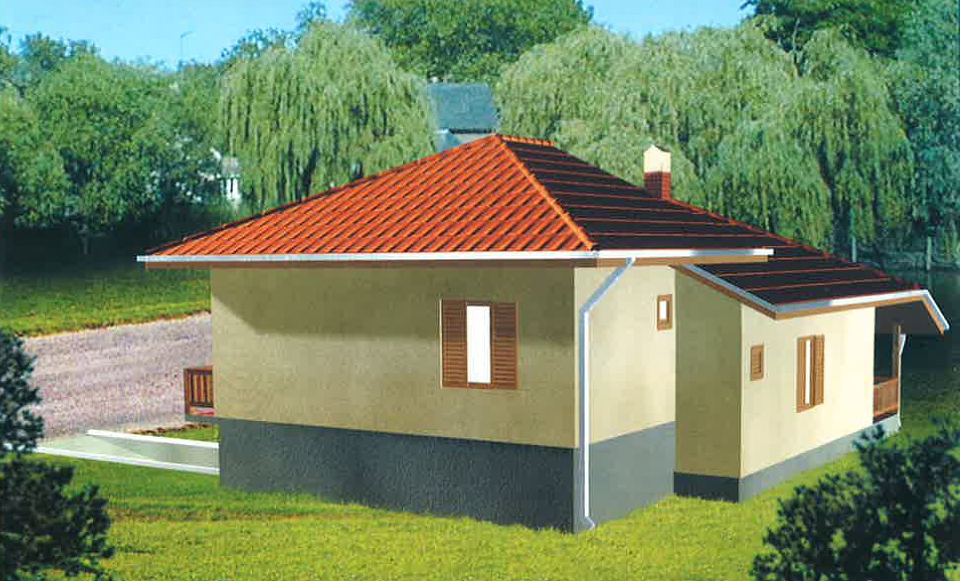 Montažna kuća 90 - slika 1